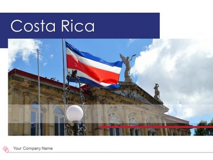 Costa rica clouds information landscape postcard country flag