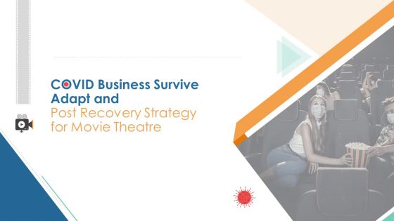 Covid business survive adapt and post recovery strategy for movie theatre powerpoint presentation slides