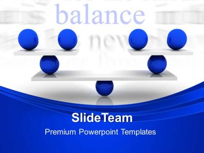 Creative marketing concepts powerpoint templates balance business strategy ppt layout