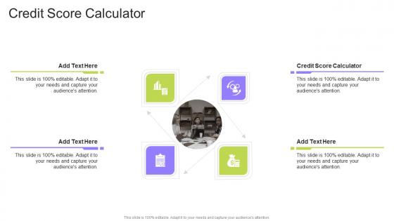 Credit Score Calculator In Powerpoint And Google Slides Cpb