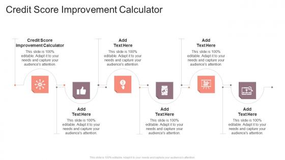 Credit Score Improvement Calculator In Powerpoint And Google Slides Cpb