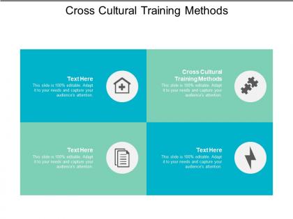 Cross cultural training methods ppt powerpoint presentation file deck cpb