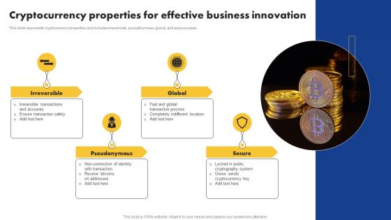 Cryptocurrency Properties For Effective Business Innovation