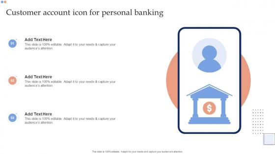 Customer Account Icon For Personal Banking