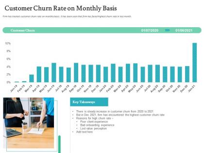 Customer churn rate on monthly basis handling customer churn prediction golden opportunity ppt tips