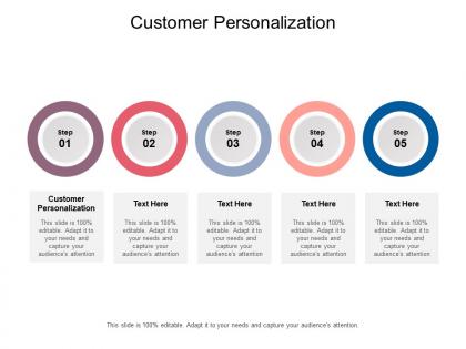 Customer personalization ppt powerpoint presentation layouts summary cpb