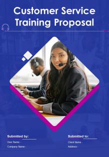 Customer Service Training Proposal Example Document Report Doc Pdf Ppt