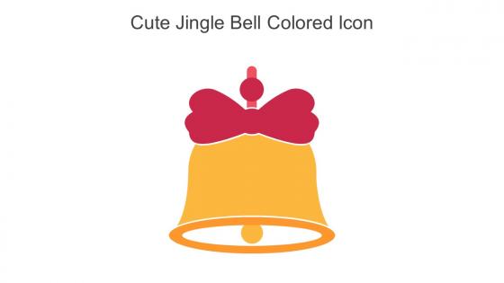 Cute Jingle Bell Colored Icon In Powerpoint Pptx Png And Editable Eps Format