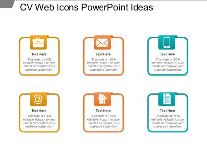 Cv web icons powerpoint ideas