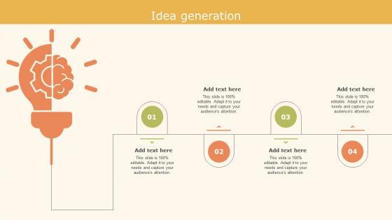 Data Driven Marketing Strategic Idea Generation Ppt Summary Icon MKT SS V