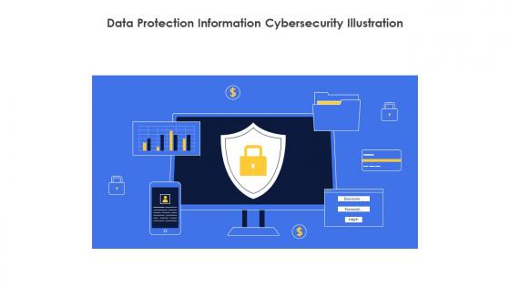 Data Protection Information Cybersecurity Illustration