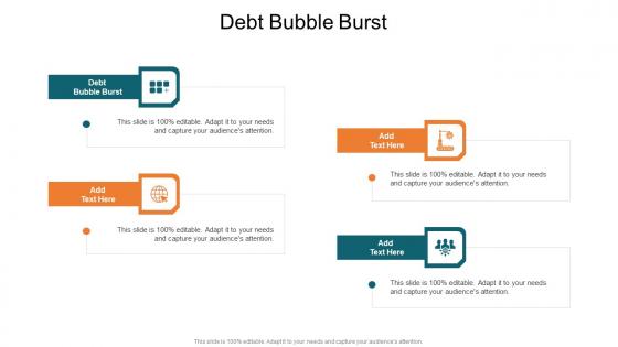 Debt Bubble Burst In Powerpoint And Google Slides Cpb