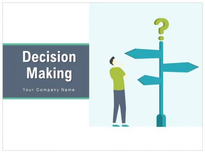 Decision Making Arrows Automation Business Strategies Organization Goals Importance