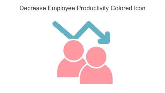 Decrease Employee Productivity Colored Icon In Powerpoint Pptx Png And Editable Eps Format