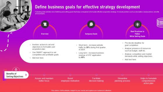 Define Business Goals For Effective Strategy Optimizing App For Performance