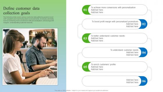 Define Customer Data Collection Goals Gathering Real Time Data With CDP Software MKT SS V