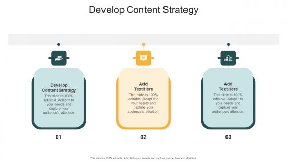 Develop Content Strategy In Powerpoint And Google Slides Cpb