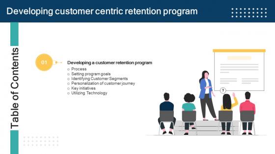 Developing Customer Centric Retention Program For Table Of Contents SA SS