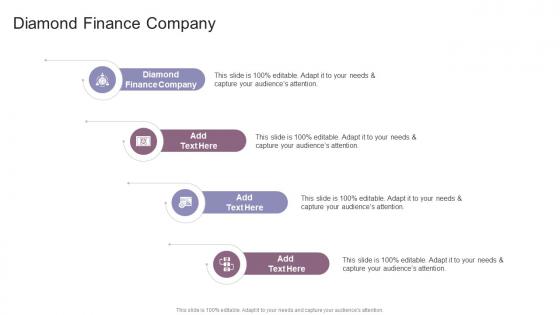 Diamond Finance Company In Powerpoint And Google Slides Cpb