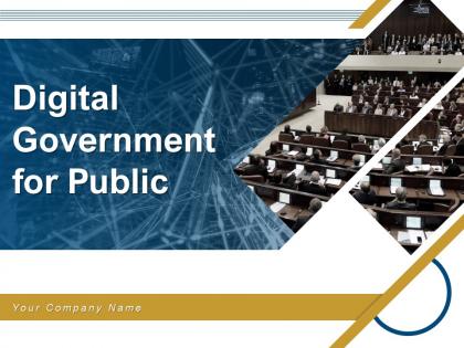 Digital government for public powerpoint presentation slides