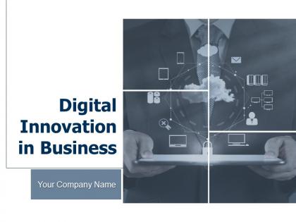 Digital innovation in business powerpoint presentation slides