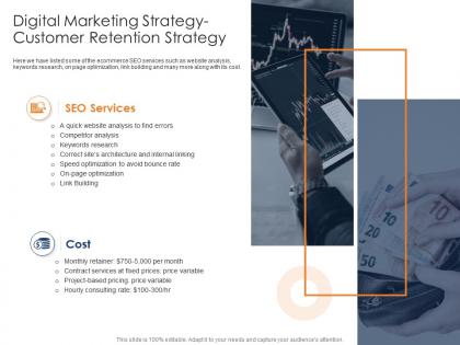 Digital marketing strategy customer retention strategy health and fitness clubs industry ppt structure