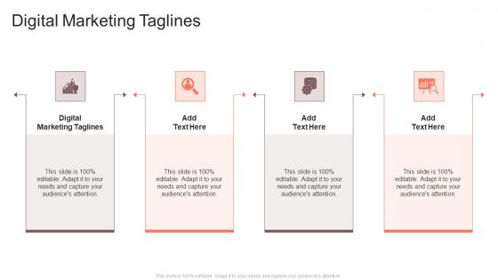 Digital Marketing Taglines In Powerpoint And Google Slides Cpb
