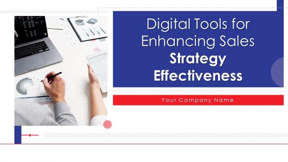 Digital tools for enhancing sales strategy effectiveness powerpoint presentation slides