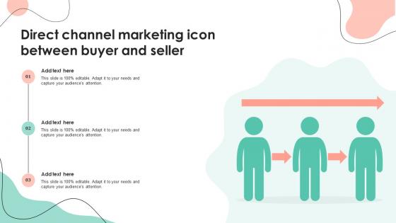 Direct Channel Marketing Icon Between Buyer And Seller