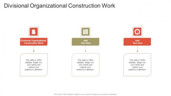 Divisional Organizational Construction Work In Powerpoint And Google Slides Cpb