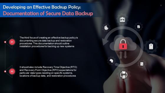 Documentation Of Secure Data Backup And Restoration Procedures Training Ppt