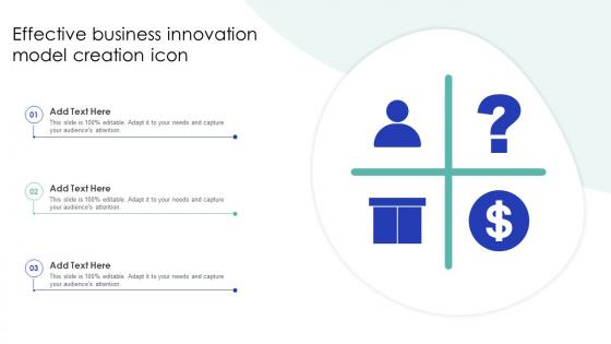 Effective Business Innovation Model Creation Icon