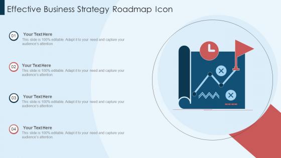 Effective Business Strategy Roadmap Icon