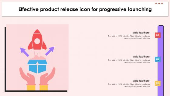 Effective Product Release Icon For Progressive Launching