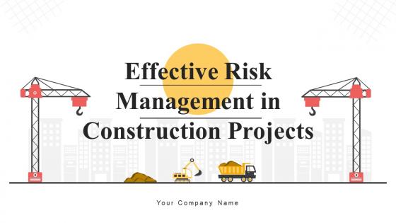 Effective Risk Management In Construction Projects Risk CD