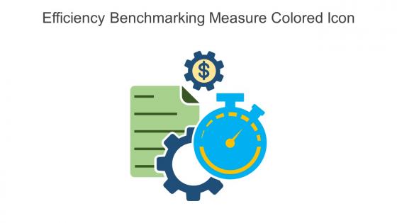 Efficiency Benchmarking Measure Colored Icon In Powerpoint Pptx Png And Editable Eps Format