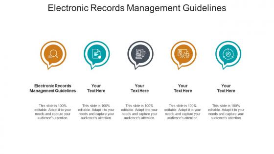 Electronic records management guidelines ppt powerpoint presentation professional display cpb