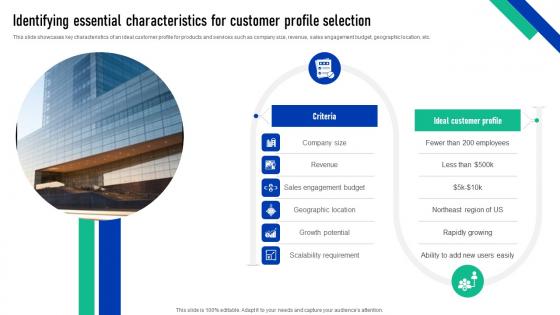 Elevating Sales Performance Identifying Essential Characteristics For Customer SA SS V