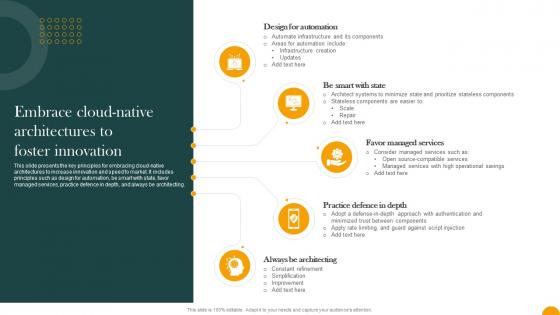 Embrace Cloud Native Architectures To Foster Innovation How Digital Transformation DT SS