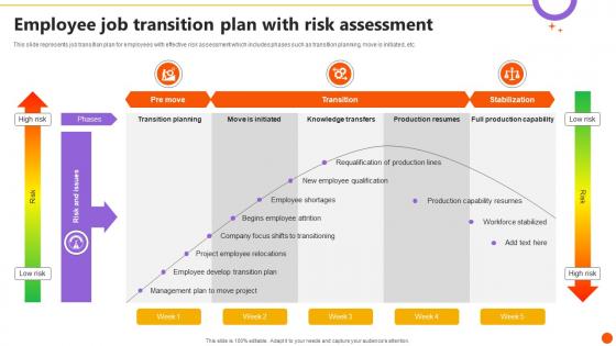 Employee Job Transition Plan With Risk Assessment