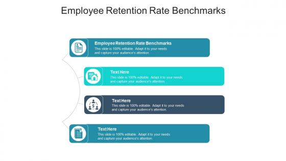 Employee retention rate benchmarks ppt powerpoint presentation infographics cpb