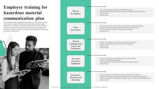 Employee Training For Hazardous Material Communication Plan