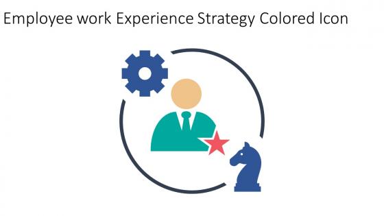 Employee Work Experience Strategy Colored Icon In Powerpoint Pptx Png And Editable Eps Format