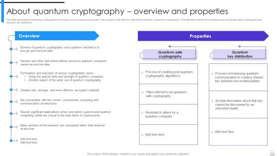 Encryption Implementation Strategies About Quantum Cryptography Overview And Properties