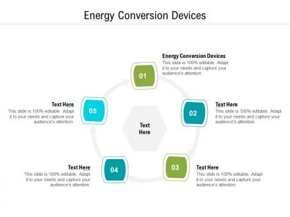 Energy conversion devices ppt powerpoint presentation infographics clipart images cpb