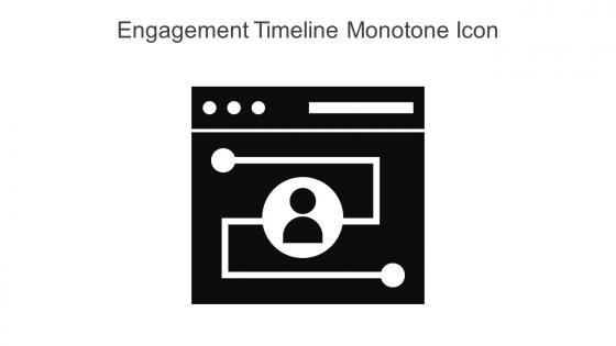 Engagement Timeline Monotone Icon In Powerpoint Pptx Png And Editable Eps Format