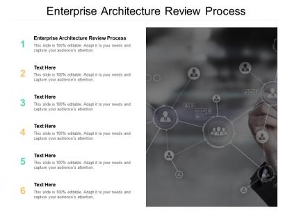 Enterprise architecture review process ppt powerpoint presentation file information cpb