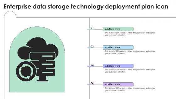 Enterprise Data Storage Technology Deployment Plan Icon