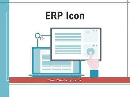 Erp icon business integration collaboration management resource