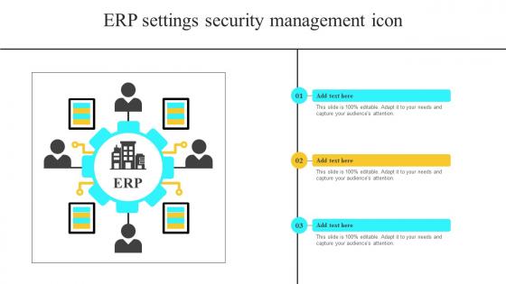 ERP Settings Security Management Icon